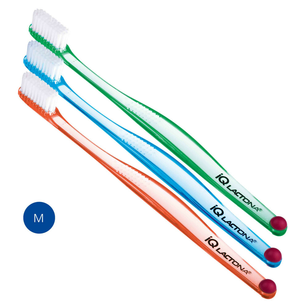 Lactona Tandenborstel IQMedium3 stuks