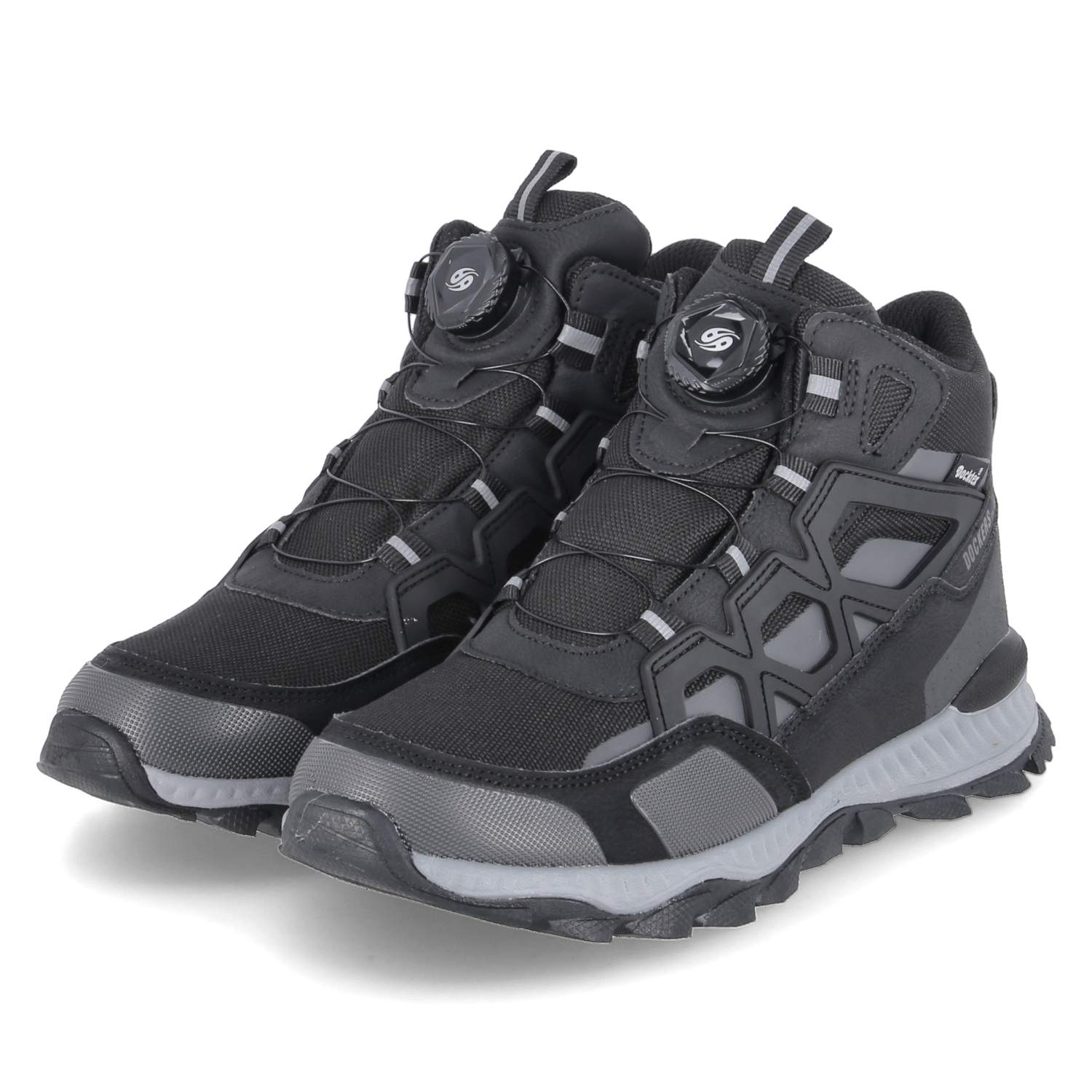 Dockers Winterstiefeletten - schwarz/grau