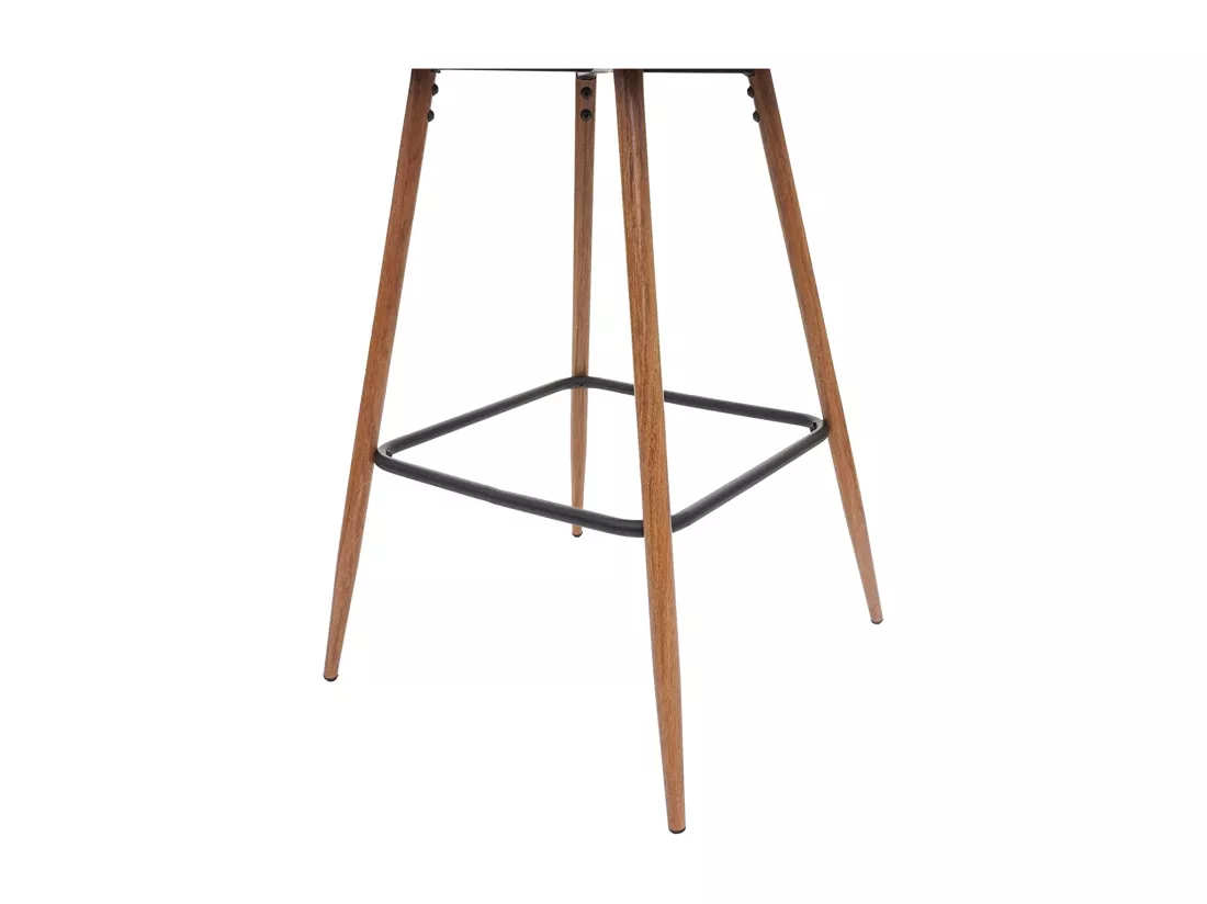 Lot de 2 tabourets tissu crème 54 x 50 x 100 cm TDB04069