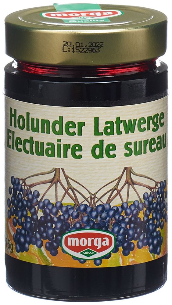 MORGA Konfitüre Holunder Latwerge 375 g