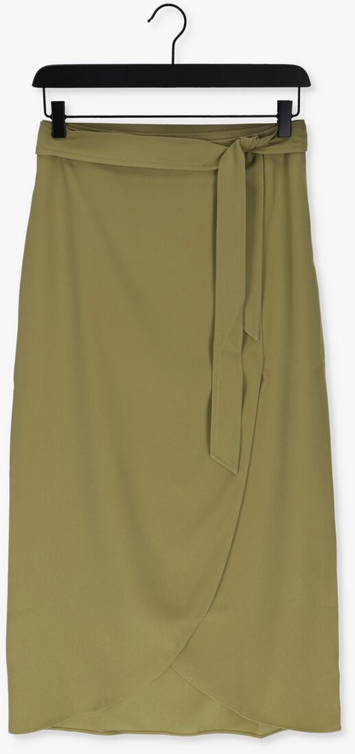 ANOTHER LABEL groene another label midirok bryn skirt