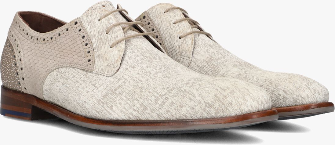 beige floris van bommel nette schoenen sfm-30361 de stapper