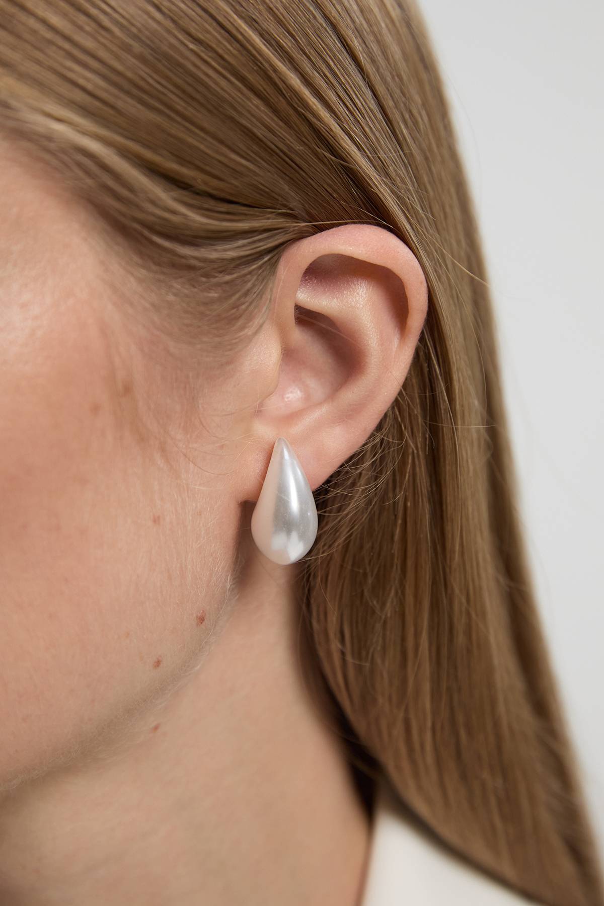 KarenMillen Boucles d'Oreilles Perles Goutte d'Eau