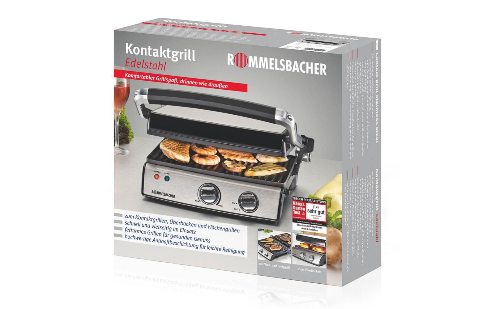 Kontaktgrill 20.KG 2020 2000 W<br>Der Grill für vielseitige Anwendungen
