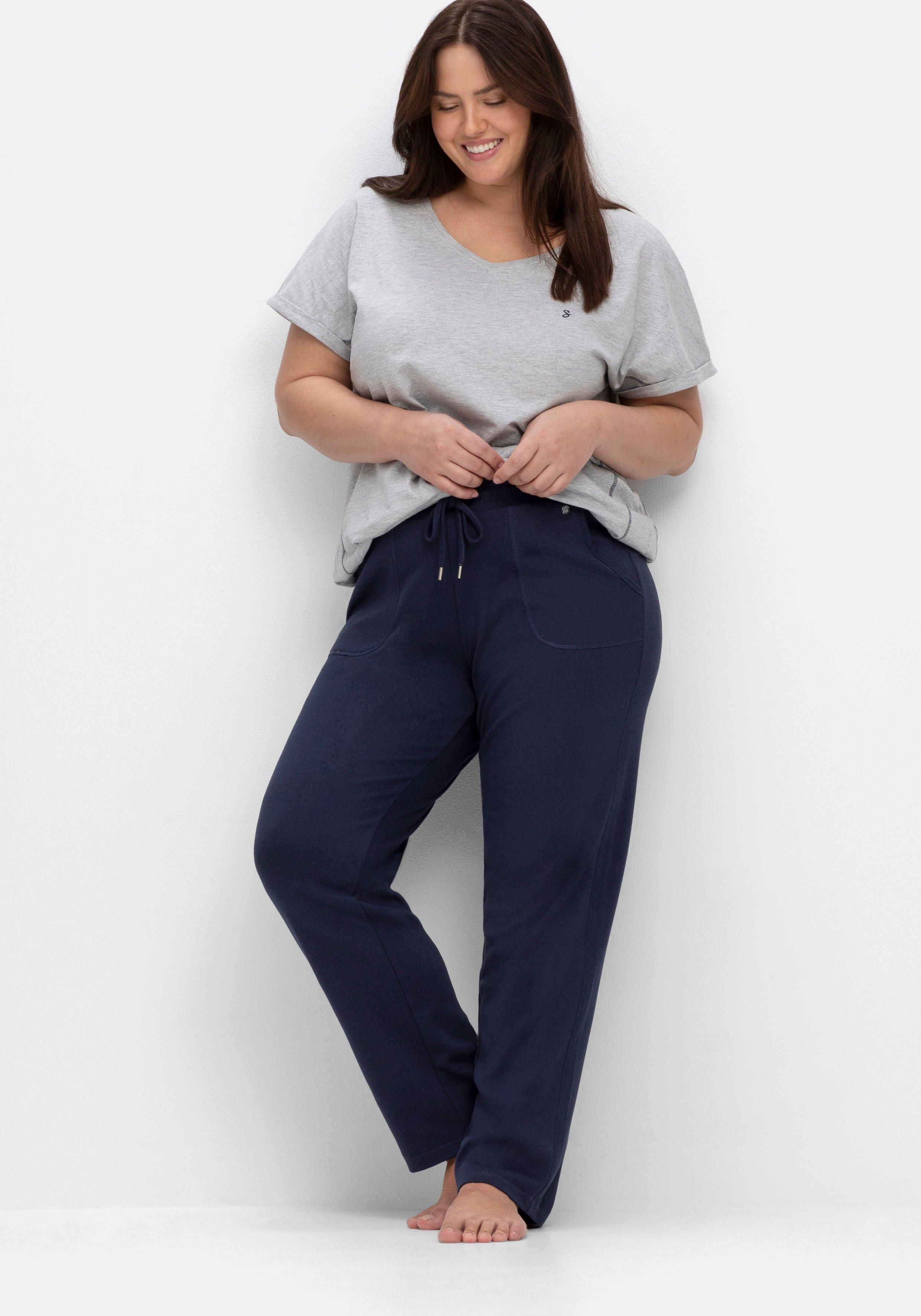 Relaxhose in gerader Form, aus Interlock