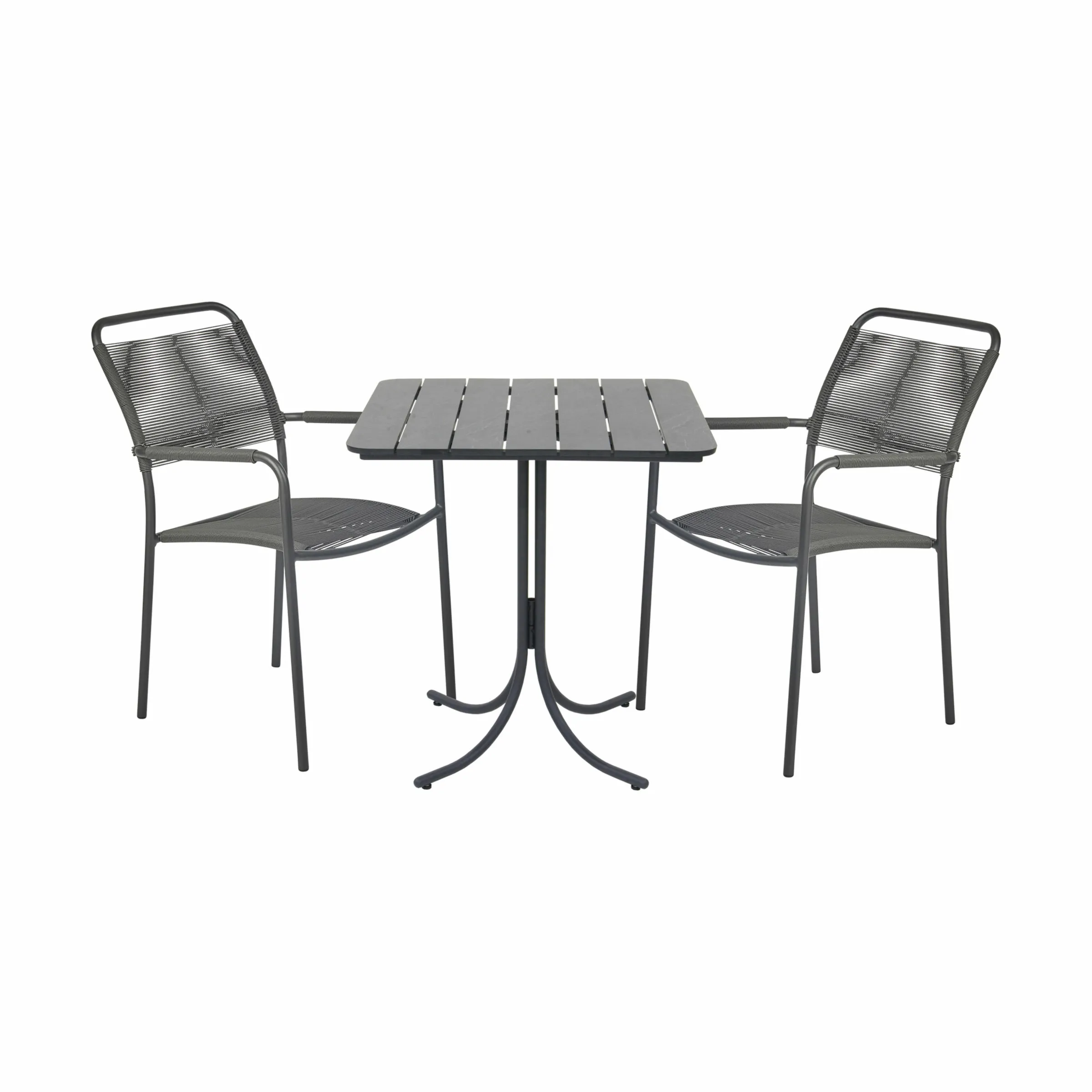 Mandalay Pure Cafésæt - 1 bord og 2 stole