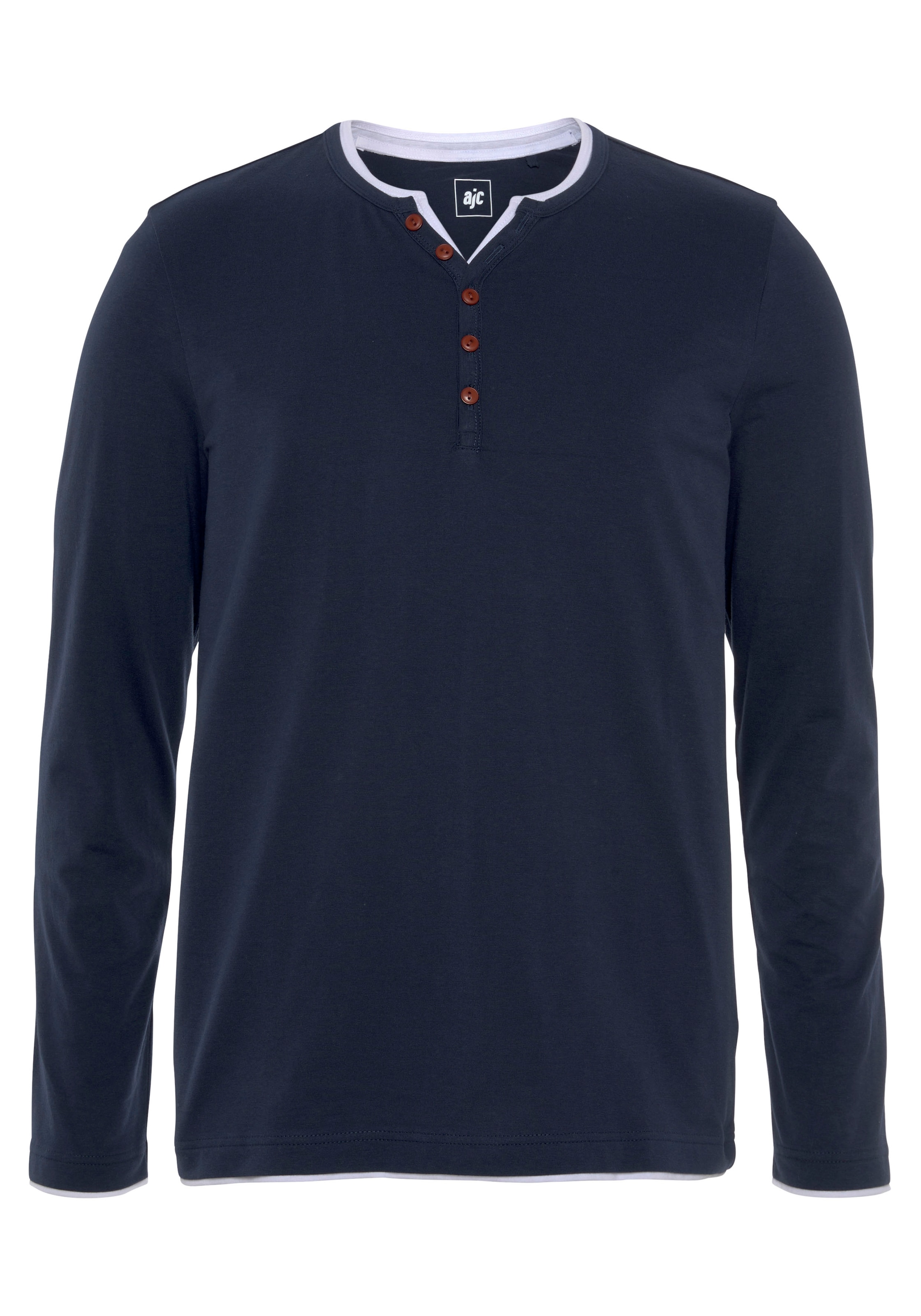 AJC Longsleeve , Langarm,  schmal geschnitten,  Rundhalsausschnitt