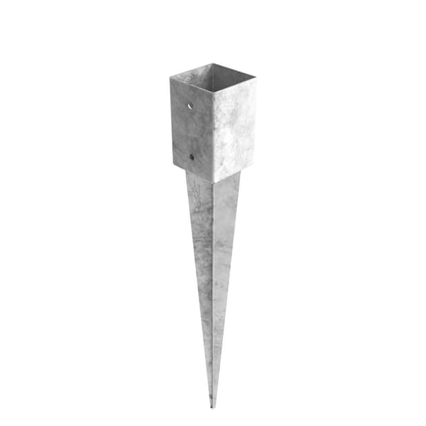 Stolpespyd firkant 96x96x750 mm, 8 stk