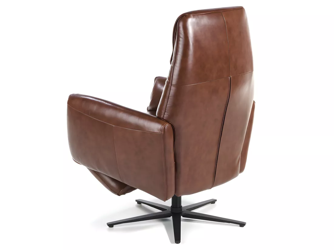 Fauteuil pivotant double relax en cuir 5056 ANGEL CERDA