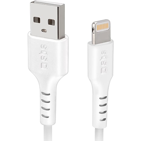 SBS lightning kabel 2 m - hvid