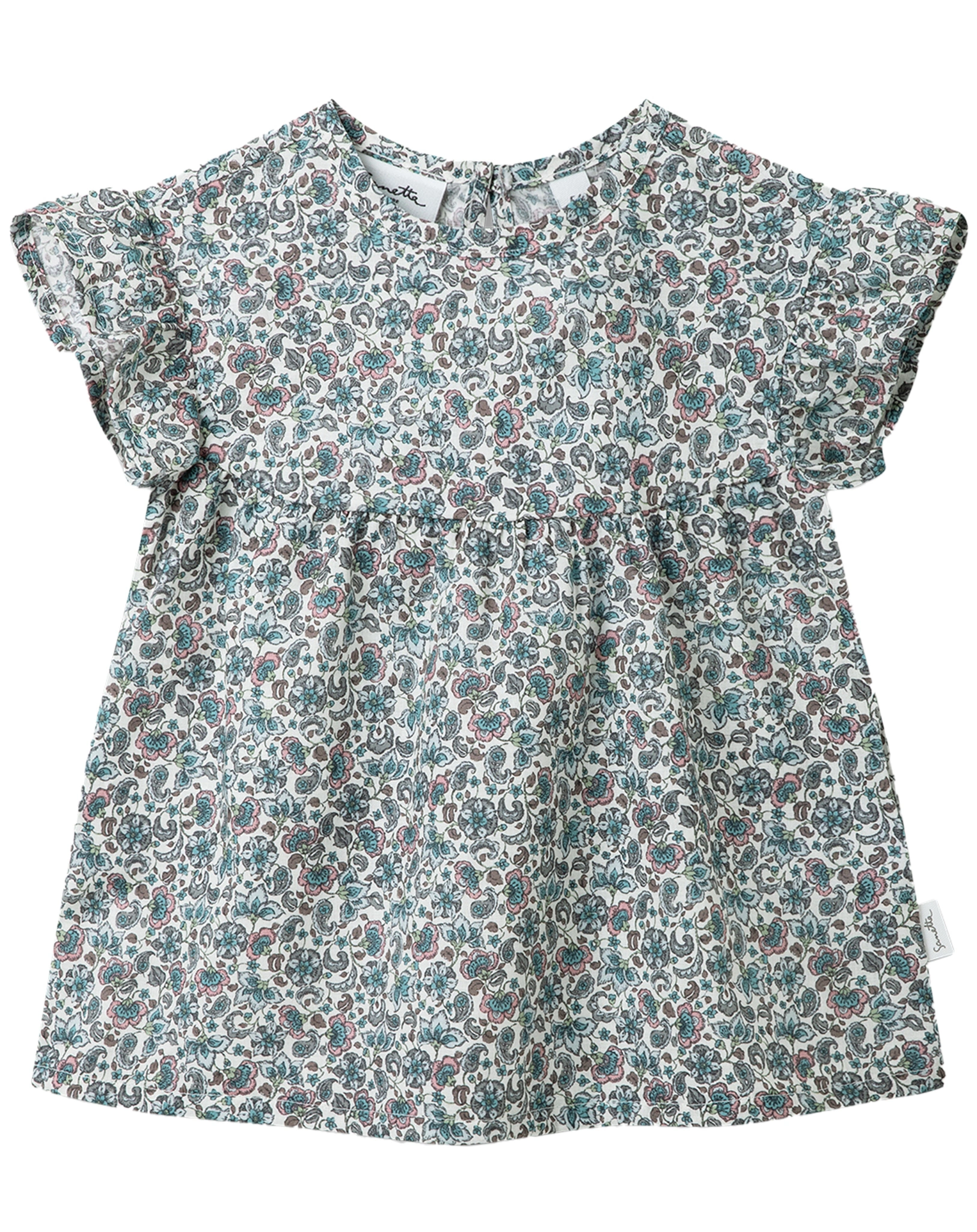 Kleid FLOWERS in bluebird