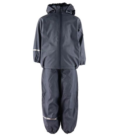 CeLaVi Regnt?j m. Seler/Fleece - Recycle PU - Dark Navy