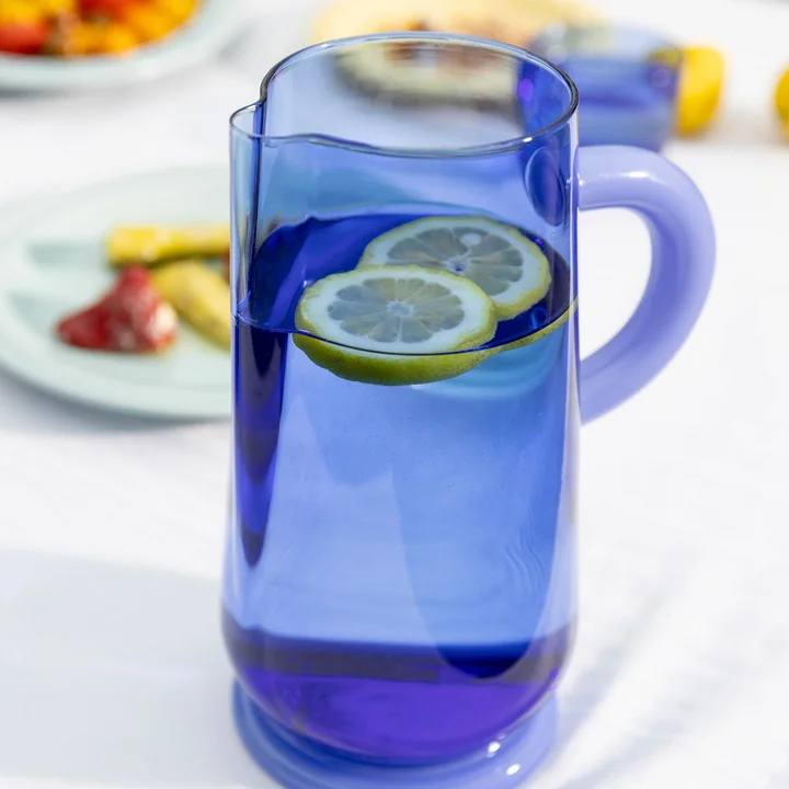 &klevering - Dew Karaffe 1 L, blue