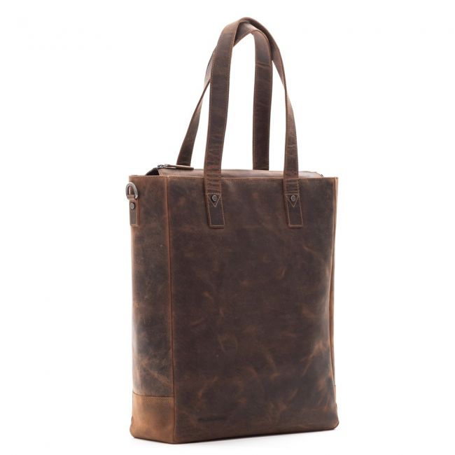 Plevier Jackson Shopper 15,6 inch Bruin