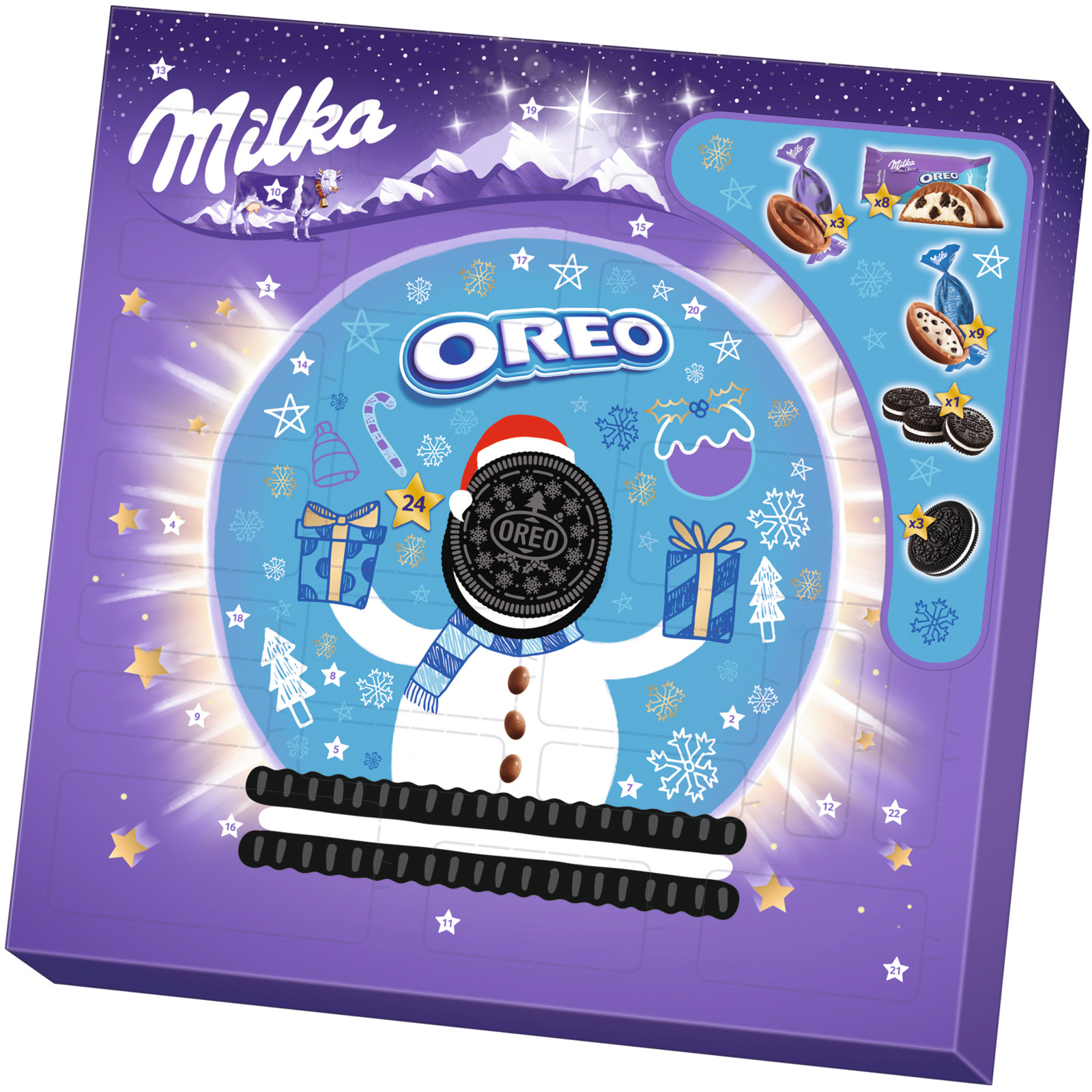 Milka & Oreo Adventskalender 284g