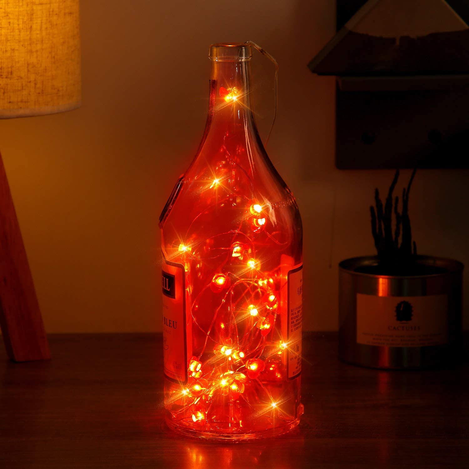 (2m) 20 LED's Romantische Party Deko Lichterkette Herz Beleuchtung für Hochzeit / Valentinstag / Muttertag (Batteriebetrieben) - Rot