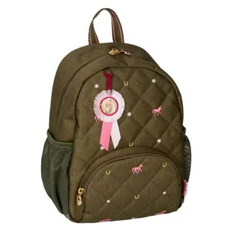 Die Spiegelburg Kleiner Rucksack Pferdefreunde, oliv