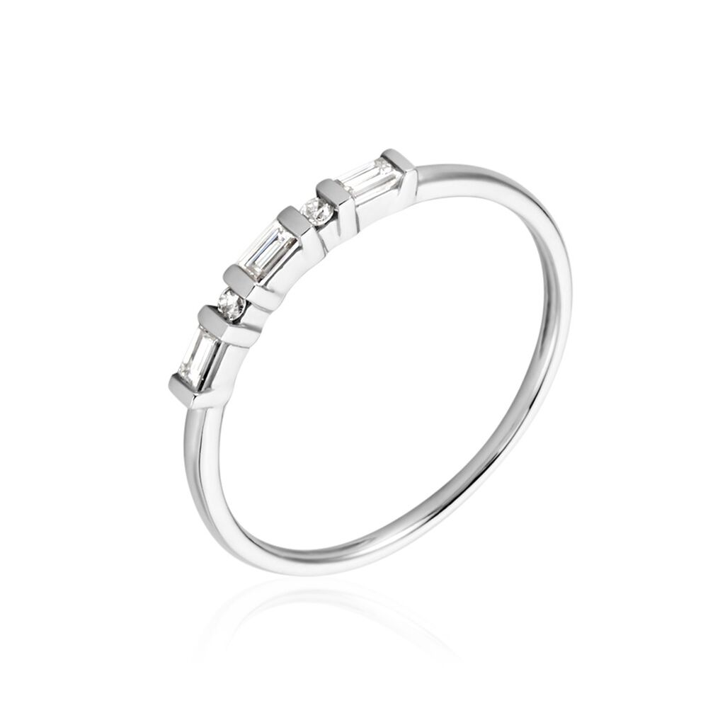 Bague 1986 Or Blanc Diamant