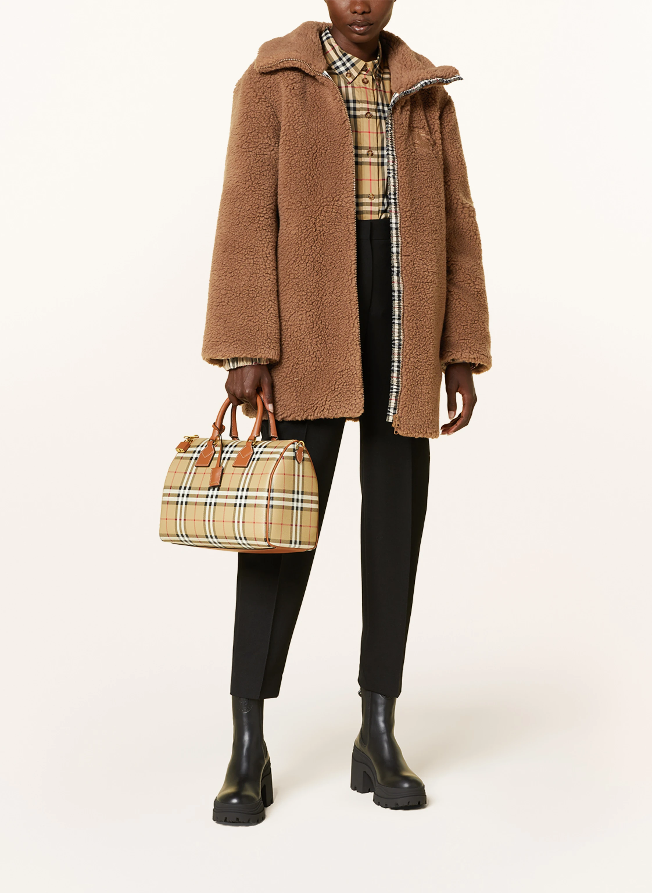 BURBERRY Teddyfell-Mantel LARCON