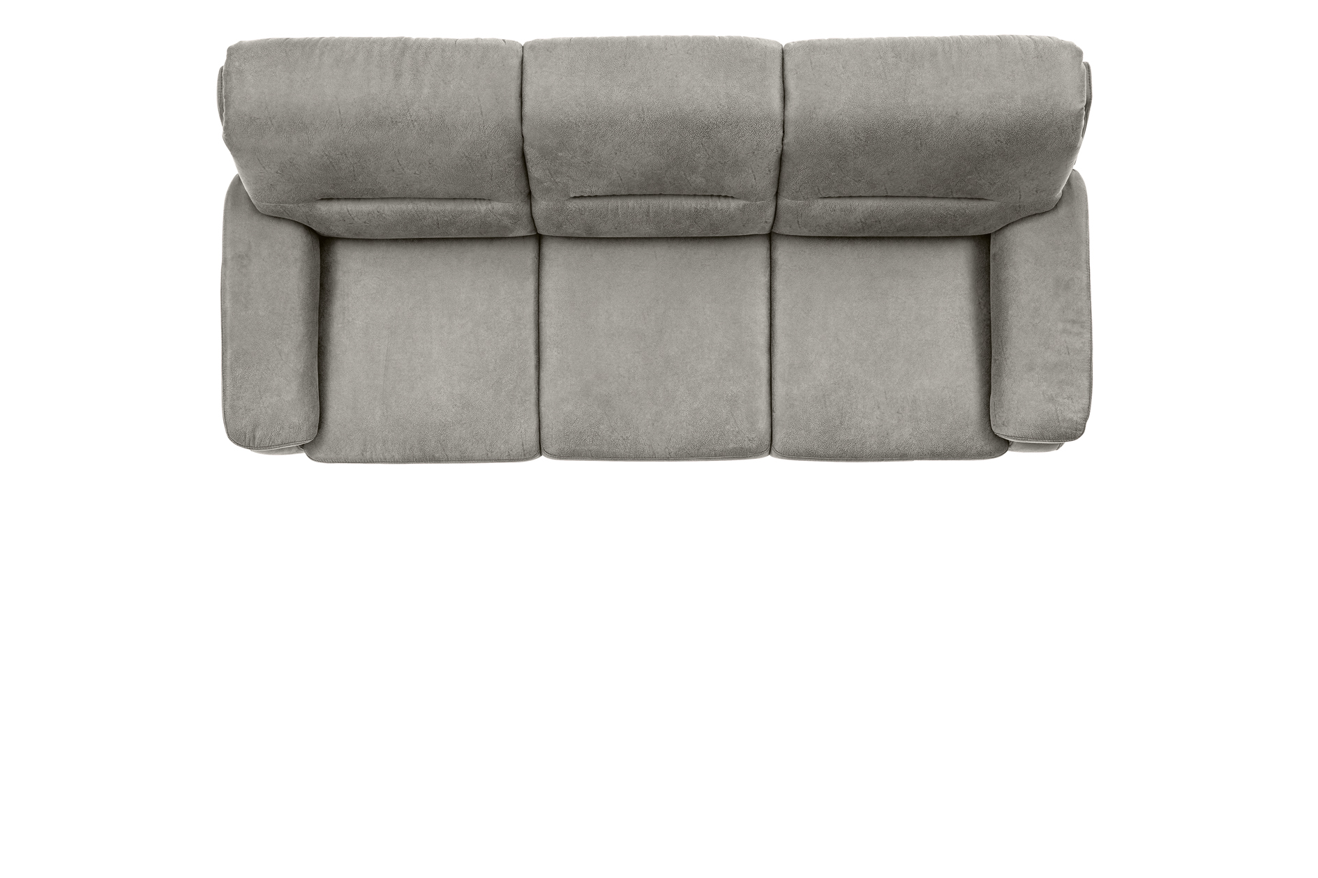 polsterpower 3-Sitzer-Sofa - Saddle alu - Basismodell