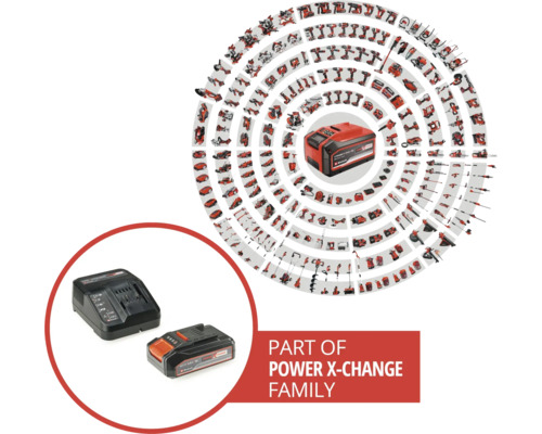 Starterkit Einhell Power-X-Change 18V 2.5 Ah