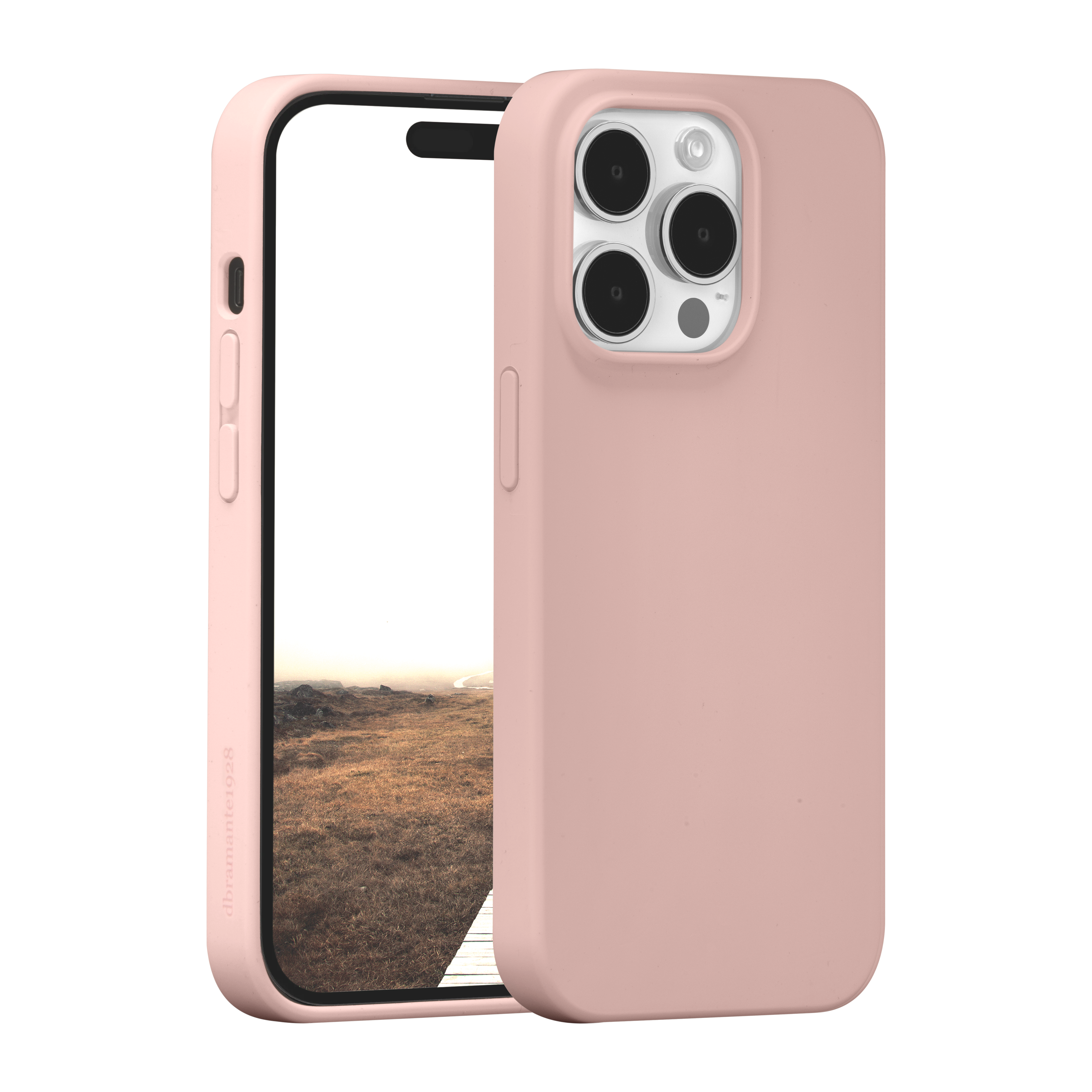 iPhone 15 Pro Max MagSafe Silikon Case Hülle Monaco Recycled (MO67PISA1878) - Pink Sand