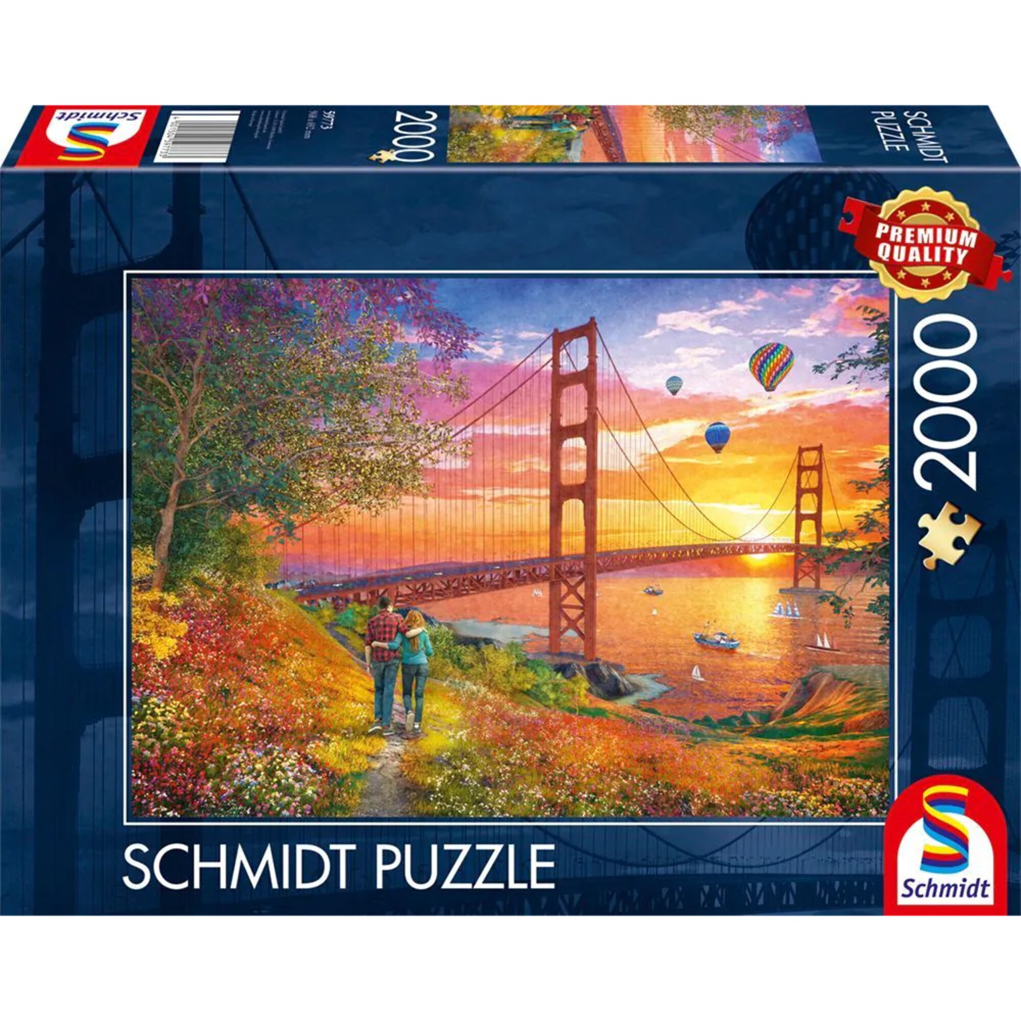 Schmidt Spiele Puzzle Spaziergang zur Golden Gate Bridge