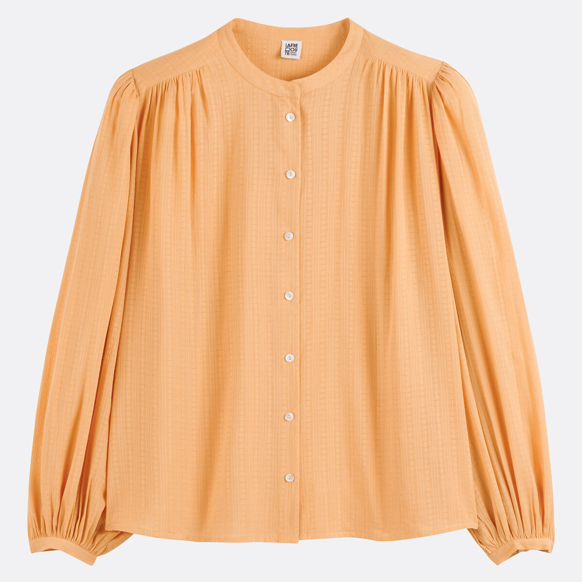 COLEÇÃO LA REDOUTE<br>Blusa folgada com gola redonda e mangas compridas