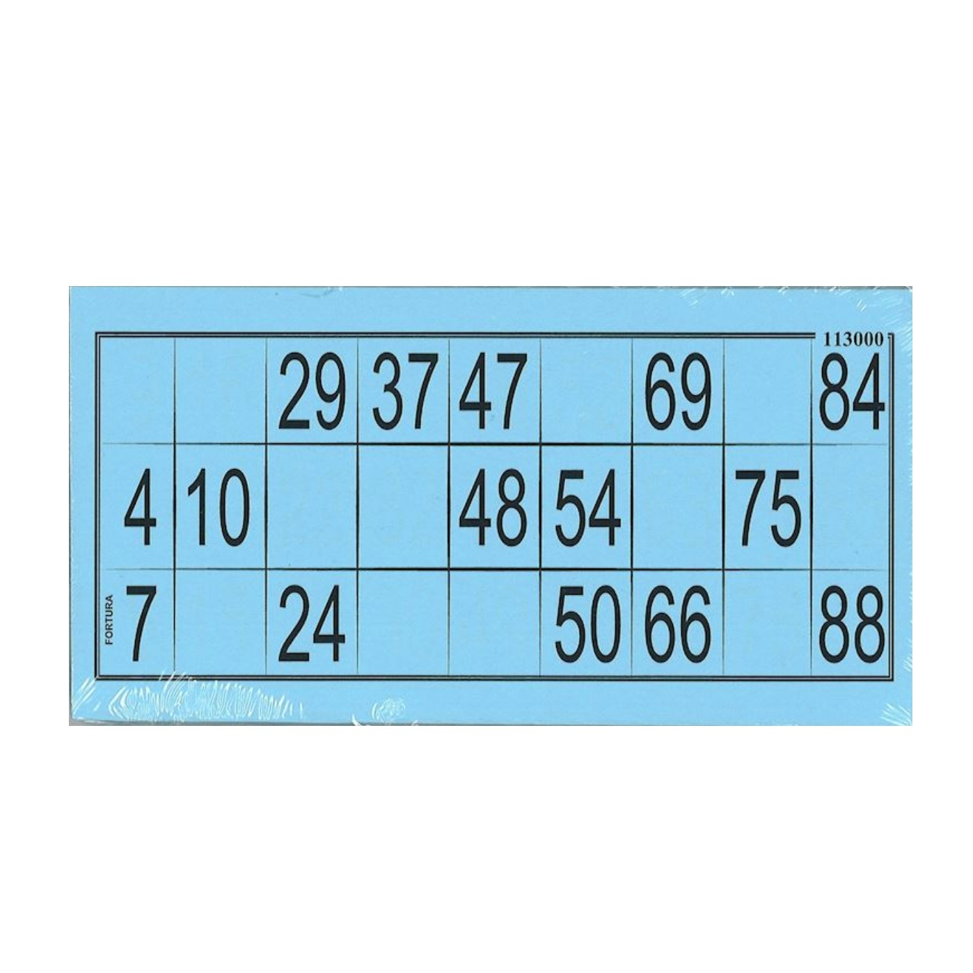 (100er Set) Lotto Karten Tombola Spiel Karten Bingo Spiel Zubehör (50675-3) - Blau