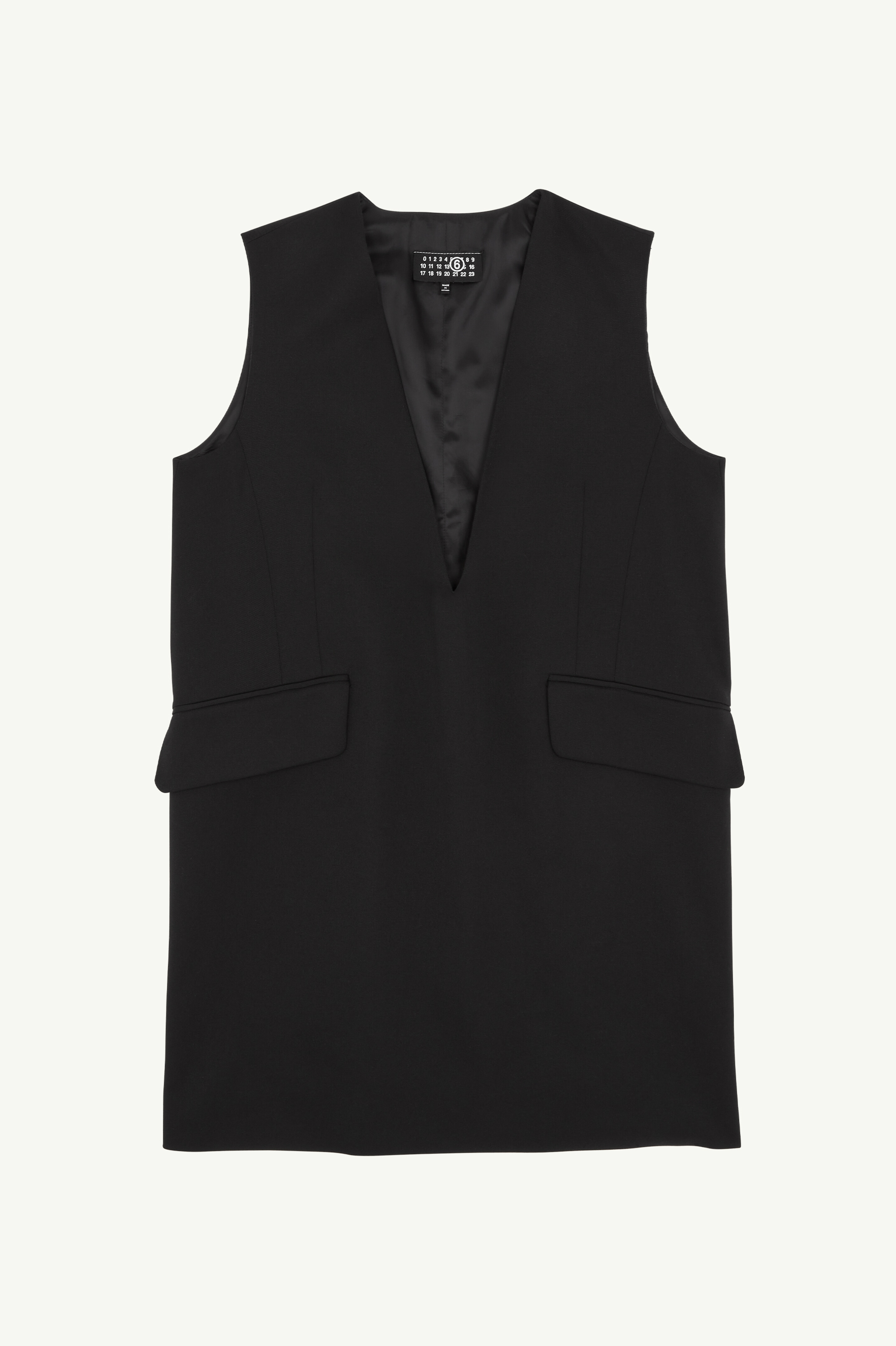 Mini robe en laine façon tailleur