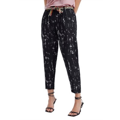 Pantalon femme Fluide Avec Ceinture PLEASE