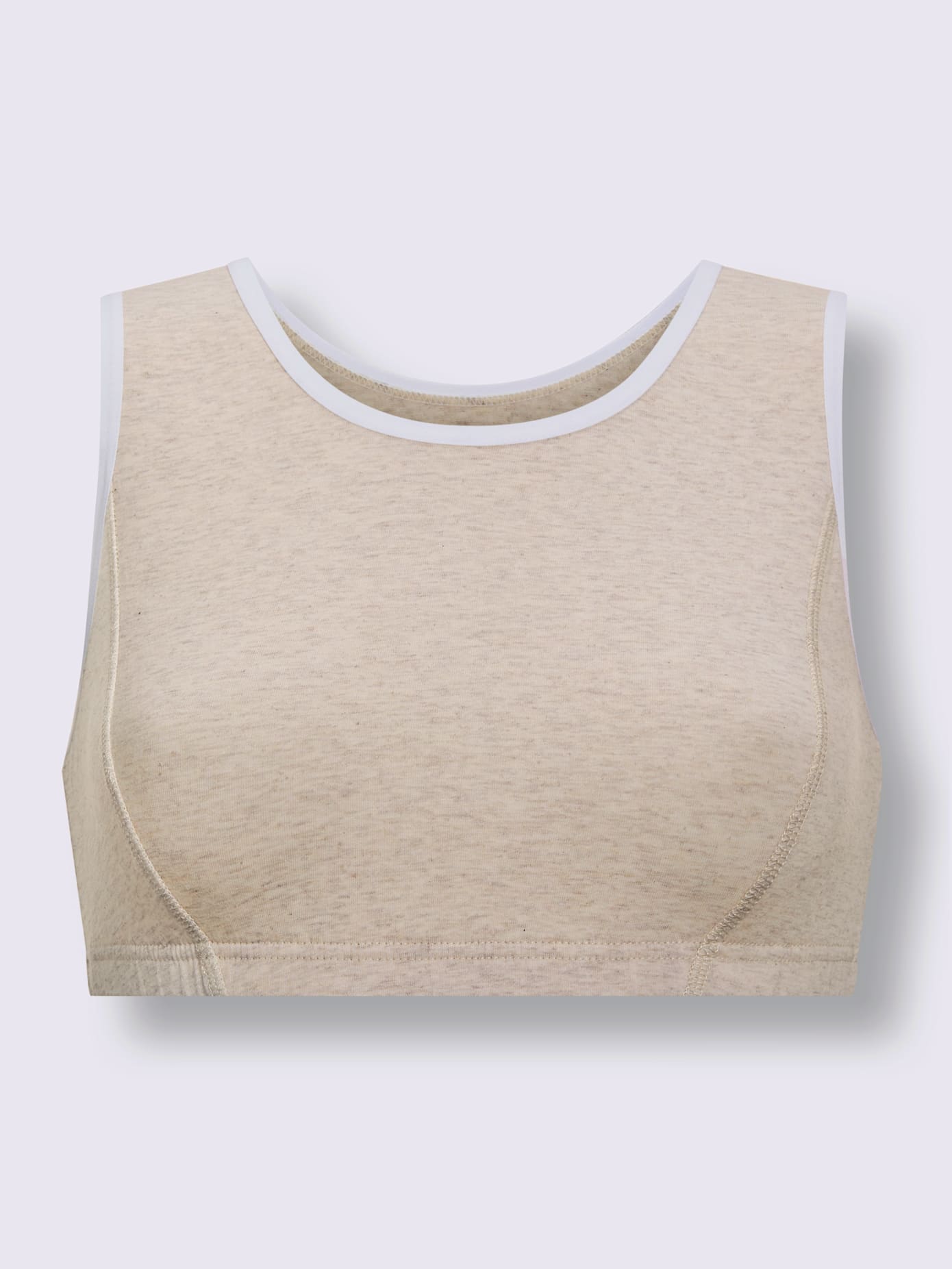 Bustier jersey fin