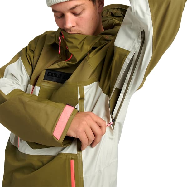 Veste snowboard BURTON M GORE BREAKER ANORAK MARTINI OLIVE/SILVER GREEN