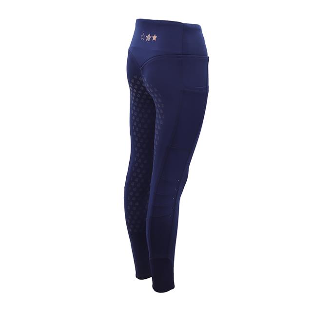 Paardrijlegging La Valencio LVWella Full Grip Kids Donkerblauw