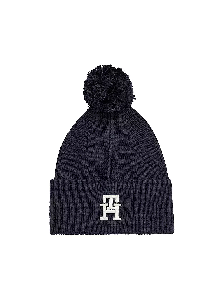 TOMMY HILFIGER Mädchen Mütze - Haube dunkelblau