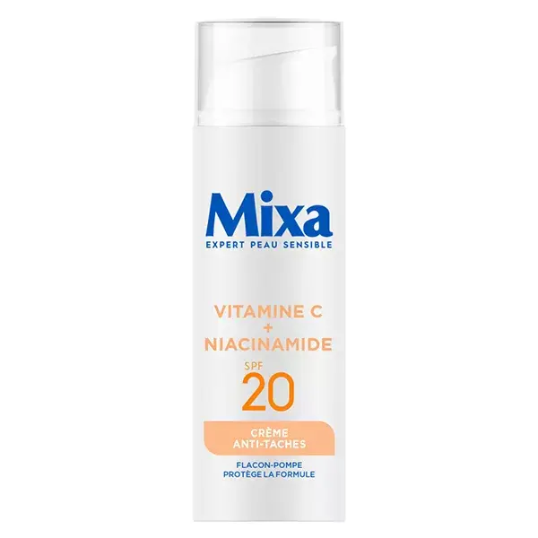 Creme anti-manchas Mixa com vitamina C e niacinamida