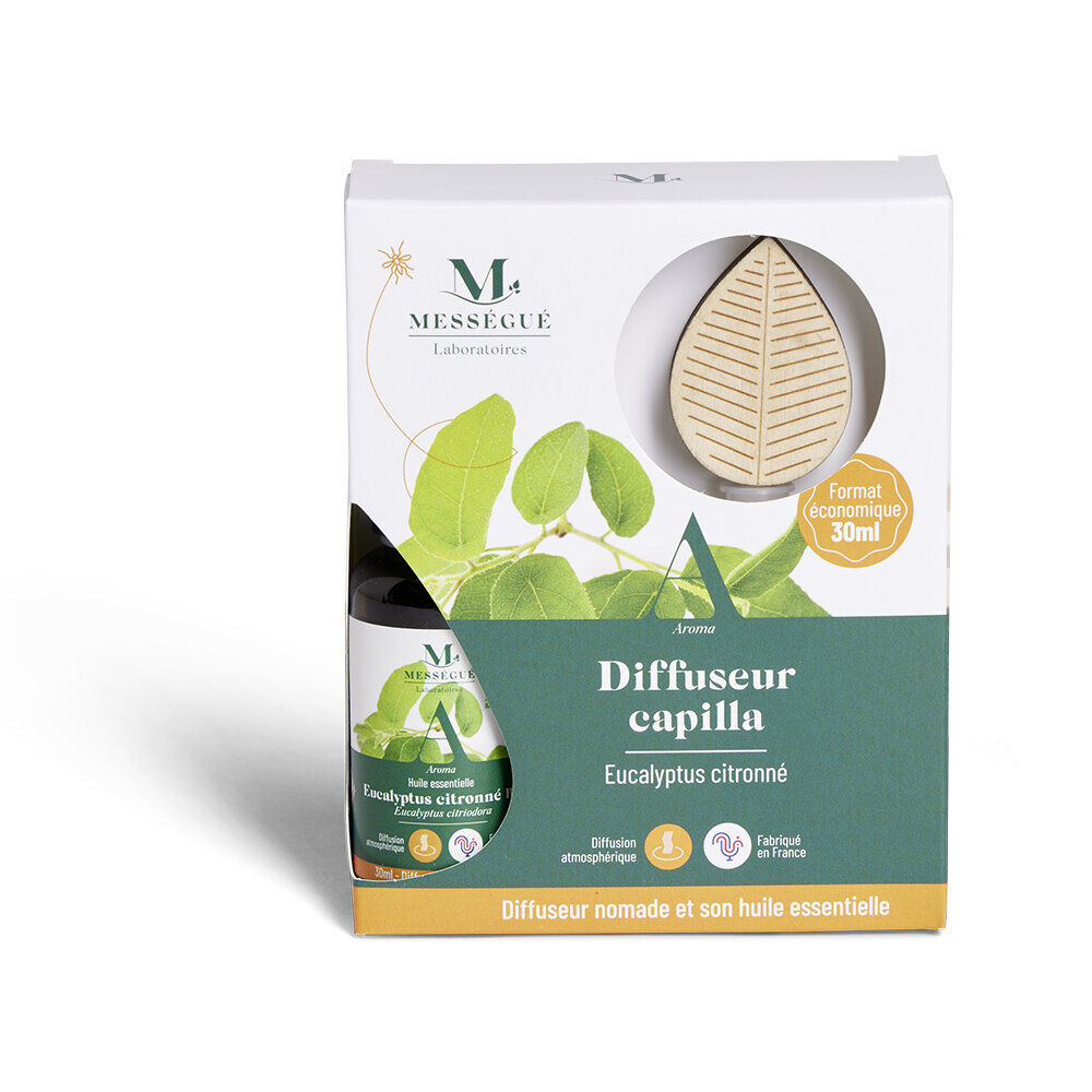 Diffuseur capilla nomade Mességué eucalyptus citronné 30ml