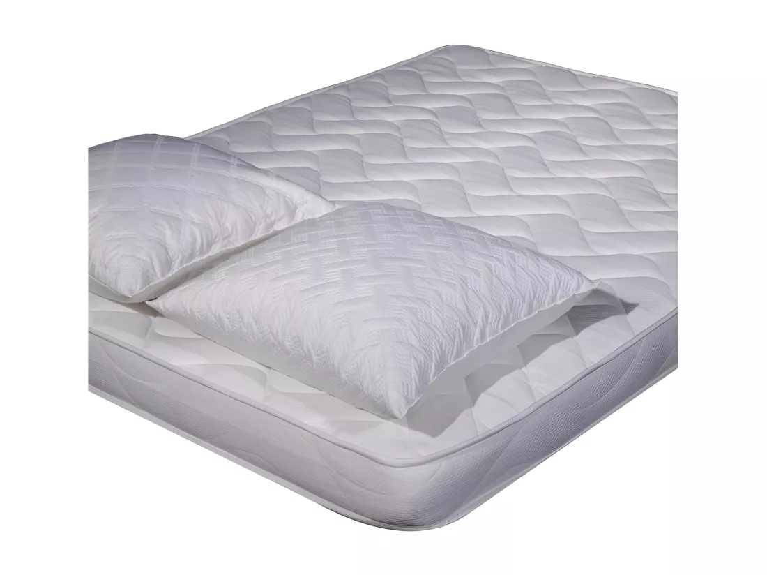 Matelas mousse ECO - 160x200 et 2 Oreillers accueil mémoire de forme 60x60cm - mousse - 14 cm