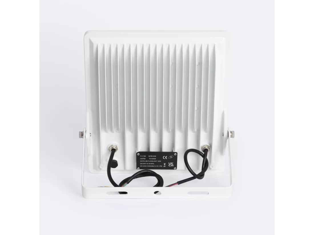Projecteur LED 150W Dimmable 0-10V 170lm/W IP65 ELEGANCE Slim PRO Blanc Blanc Froid Asymétrique 120ºx50º 5000K
