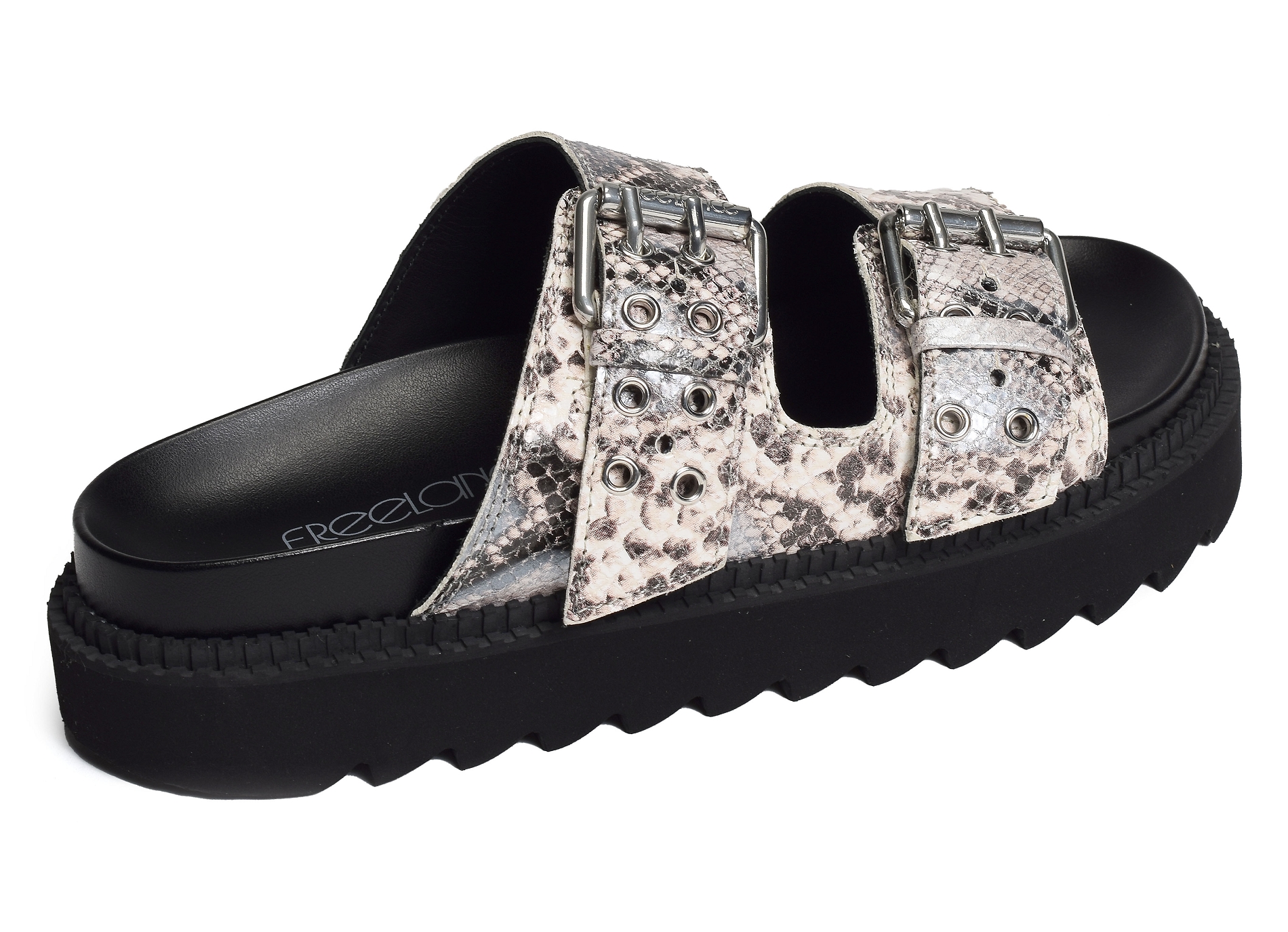 Knife dbl brace mule python