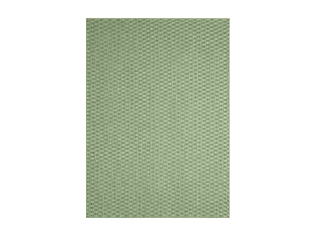 Tapis extérieur 200x280 tissé kilim vert EXTUNI