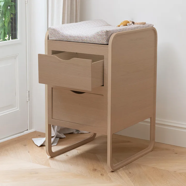 Nofred - Form Wickeltisch, H 95 cm, eiche