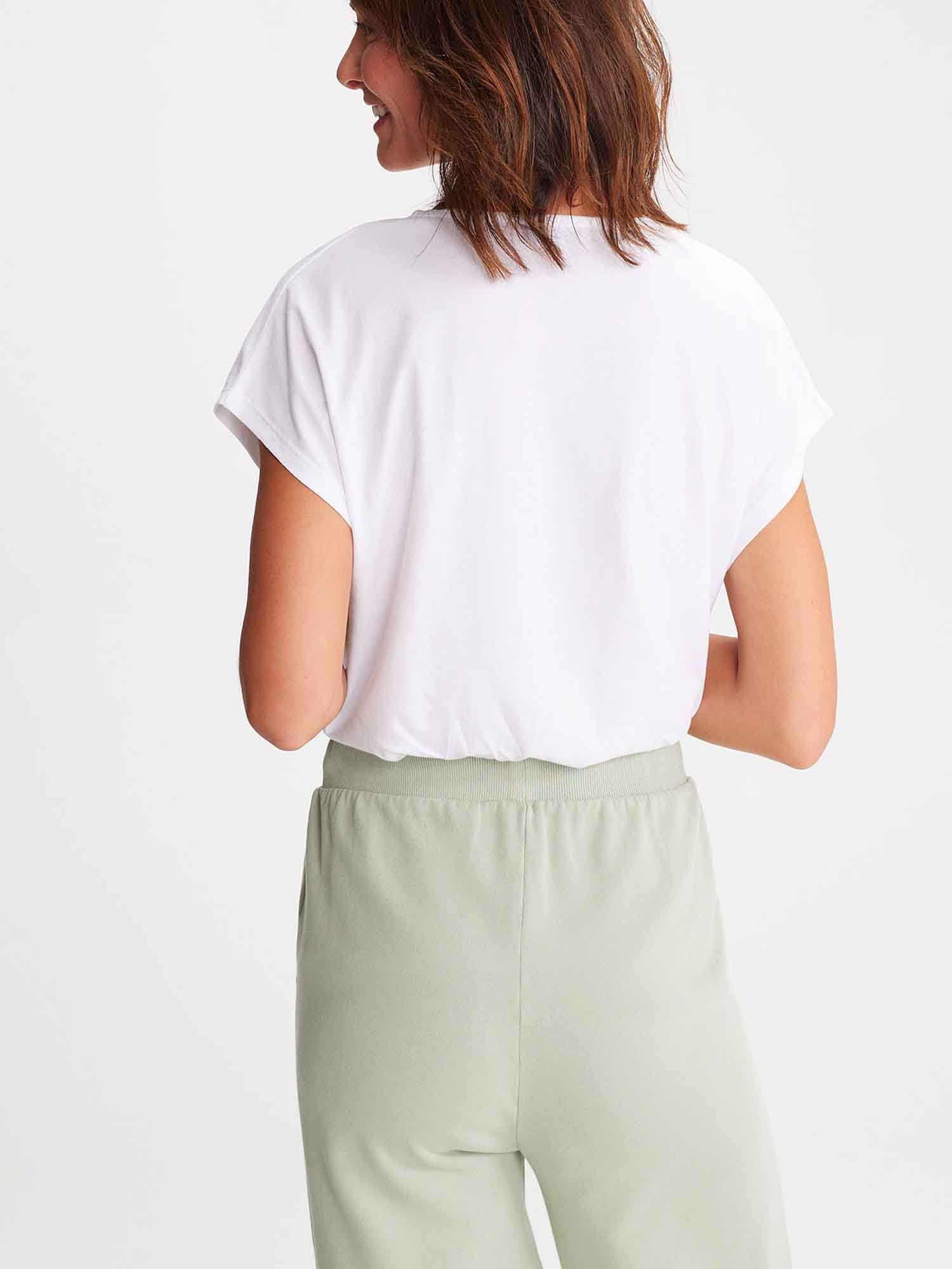 Tee Shirt Femme Manches Courtes Blanc