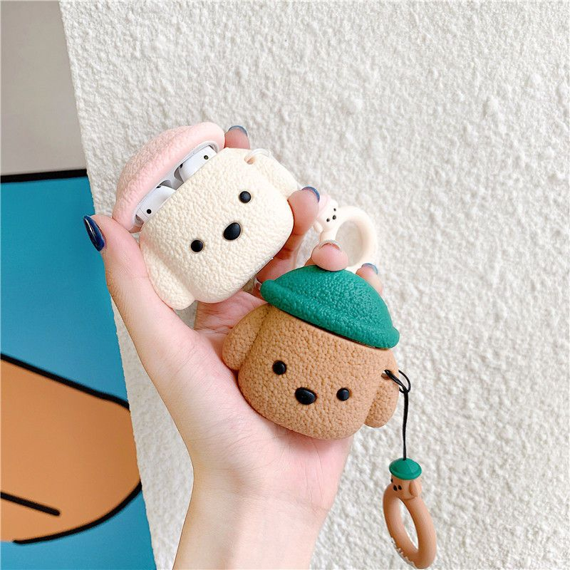 Edgin - Teddy Dog AirPods oordopjeshoesje