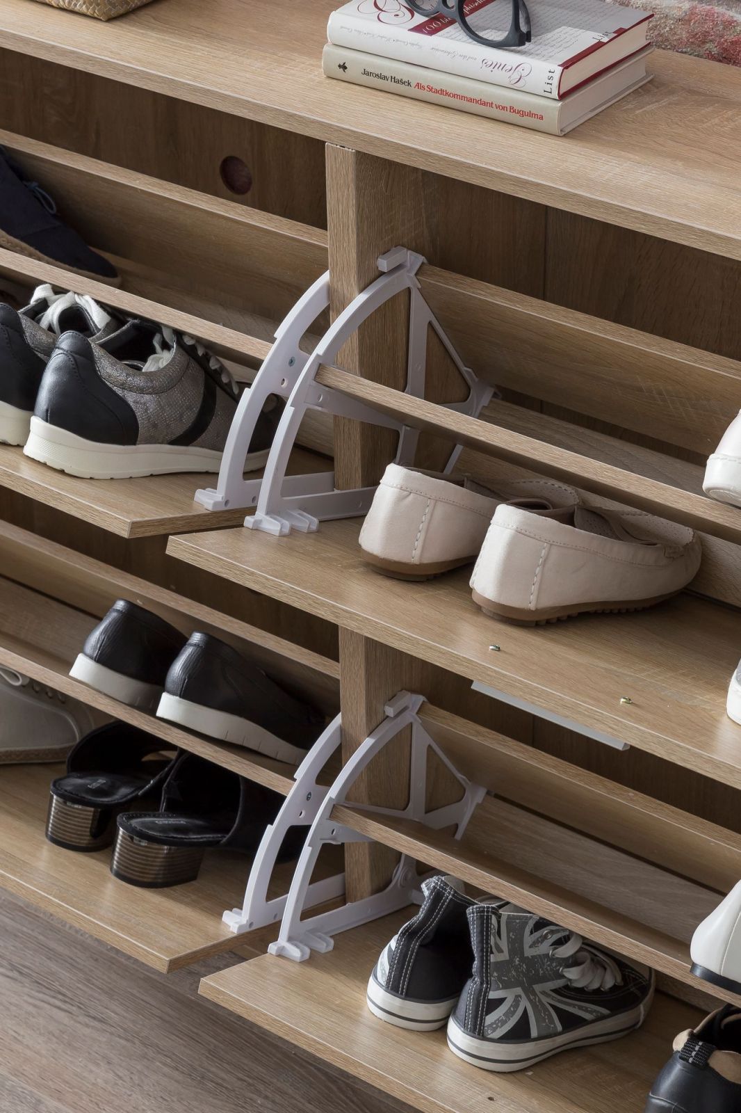 Schuhschrank - Sonoma Eiche - 120 cm