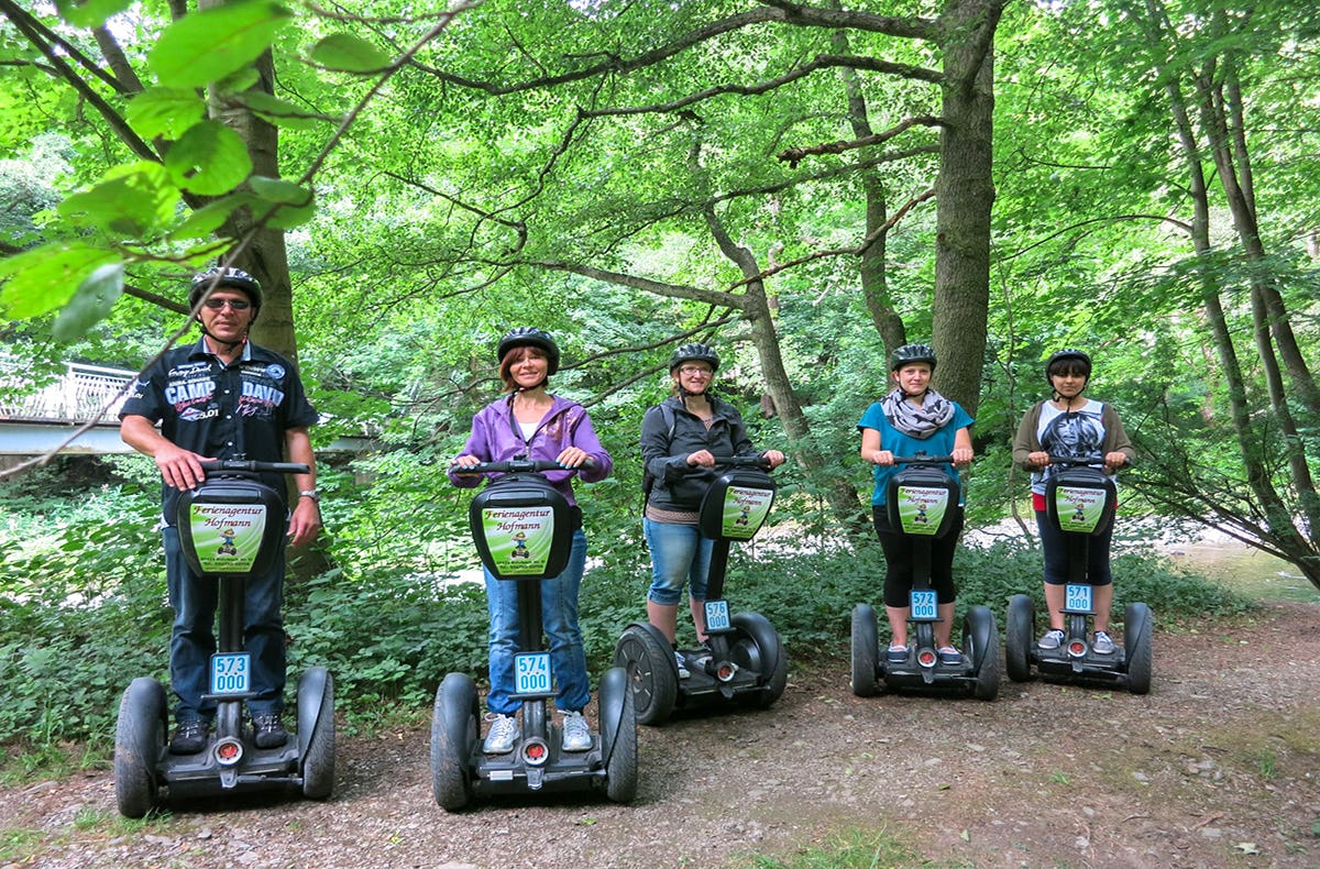 Segway Tour in Schwarzatal Erfurt als Geschenkidee
