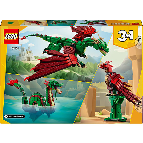 LEGO Creator 3-i-1 middelalder-drage 31161