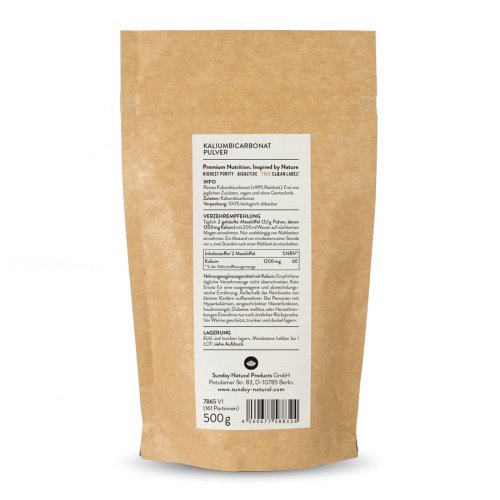 Sunday Natural Products  Kaliumbicarbonat Pulver