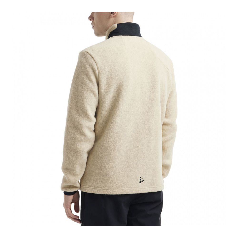 Craft ADV EXPLORE PILE - Polaire Homme ecru/black