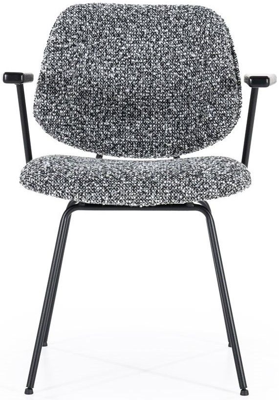 Eetkamerstoel Zwart 95988 Jon B62 x D57.5 x H82 cm